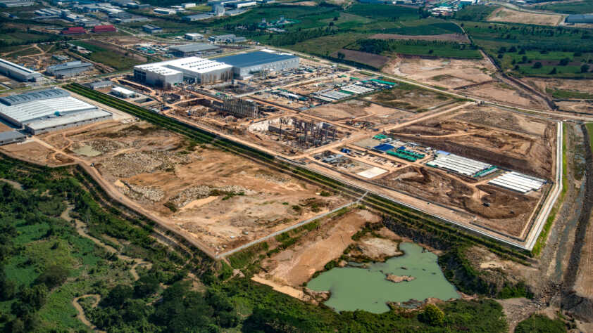 Industrial estate land development